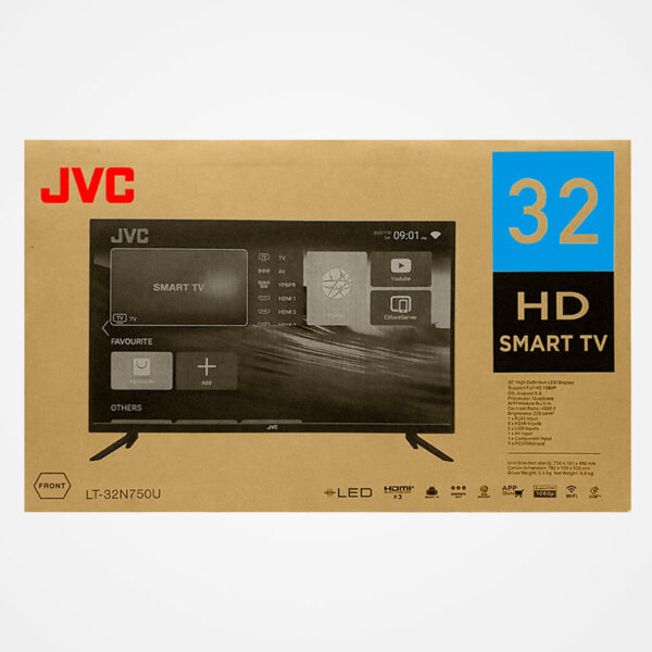 Televisor Smart 65 JVC LT-65N885U 4K UHD caja